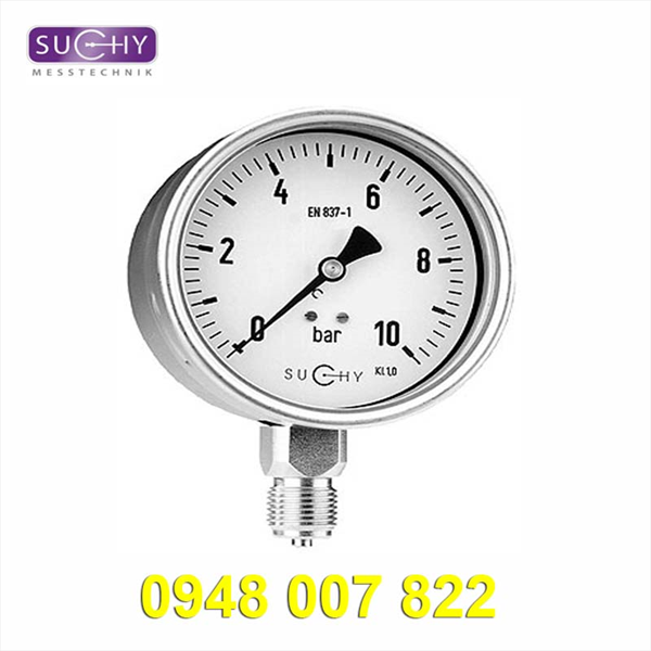Đồng hồ áp suất MR-30 (SUCHY)